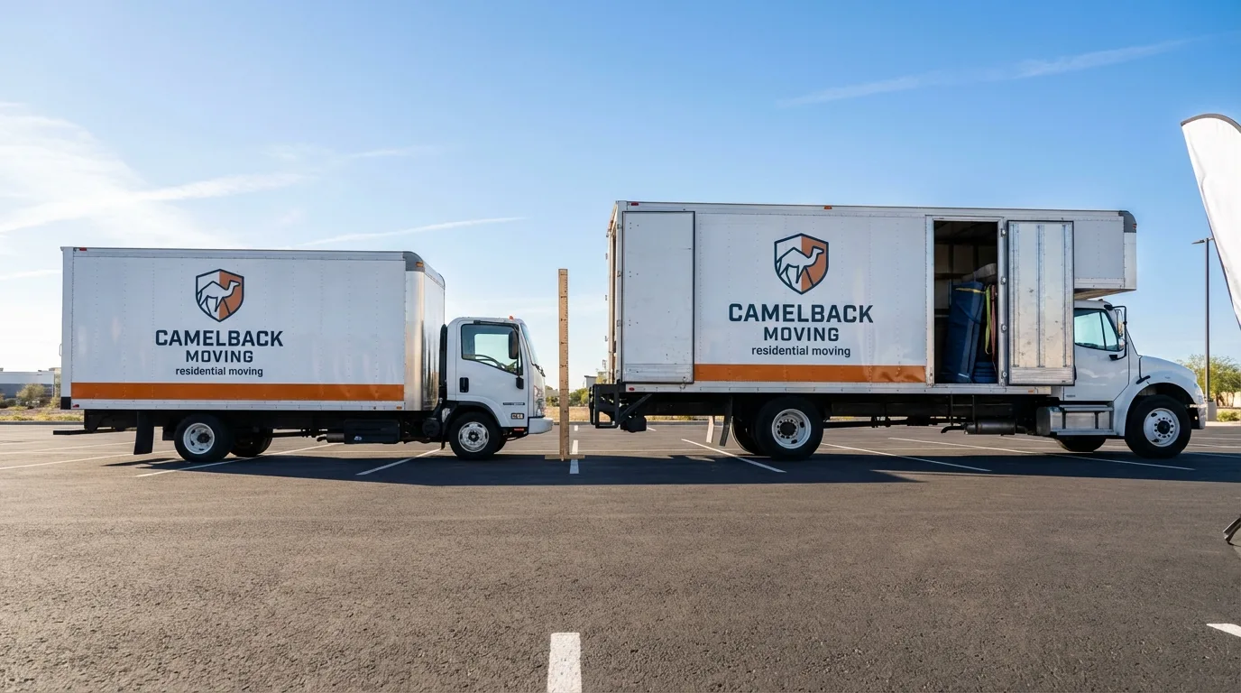 Moving truck size capacity guide in Saint Anthony